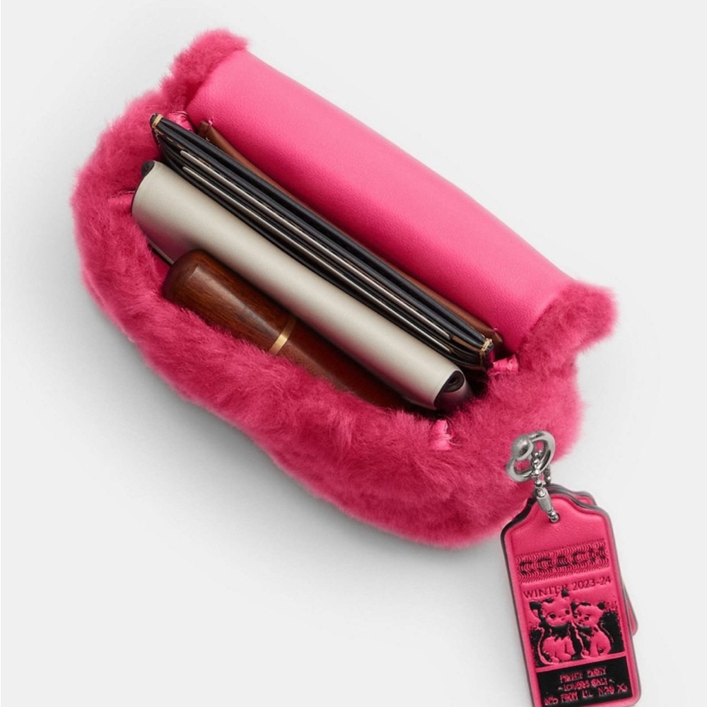 NWT Coach The Lil Nas X Drop Tabby Bag 12 In Shearling CP940 - Picture 3 of 12